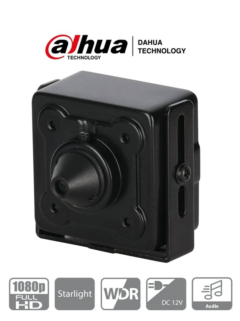 DAHUA HAC-HUM3201B-P - Cámara HDCVI Pinhole 1080p/2 Megapíxeles/ Lente de 2.8 MM/ 103 Grados de Apertura/ 1 Entrada de Audio/ WDR/ BLC/ HLC/ Starlight - DAHUA HAC-HUM3201B-P - Cámara HDCVI Pinhole 1080p/2 Megapíxeles/ Lente de 2.8 MM/ 103 Grados de Apertura/ 1 Entrada de Audio/ WDR/ BLC/ HLC/ Starlight -